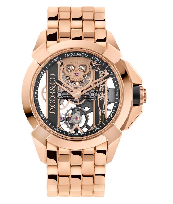 Jacob & Co. Epic X Viva La Vida Rose Gold Watch Replica EX120.43.AD.AA.A40AA Jacob and Co Watch Price